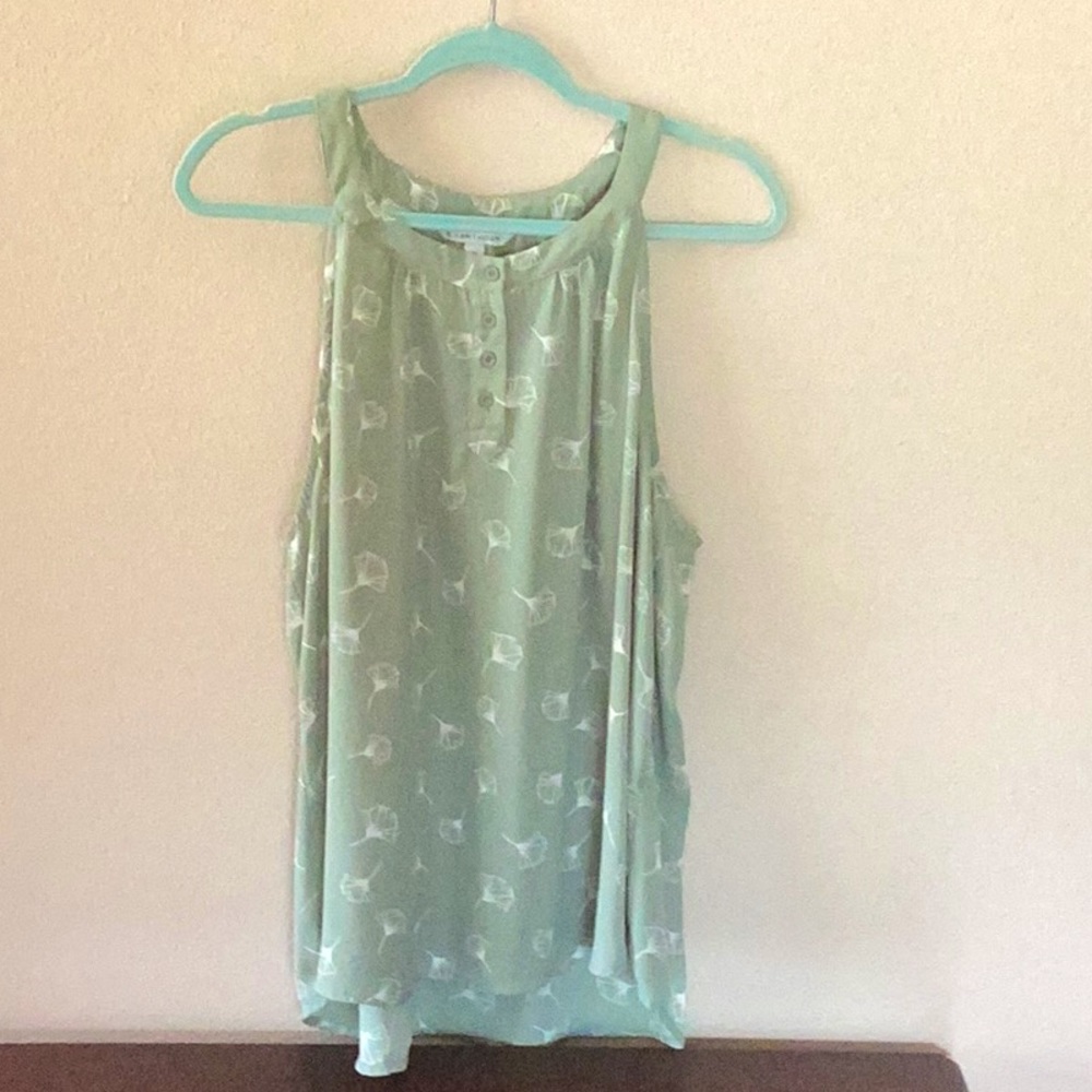 41 Hawthorn Mint Green Sleeveless Blouse